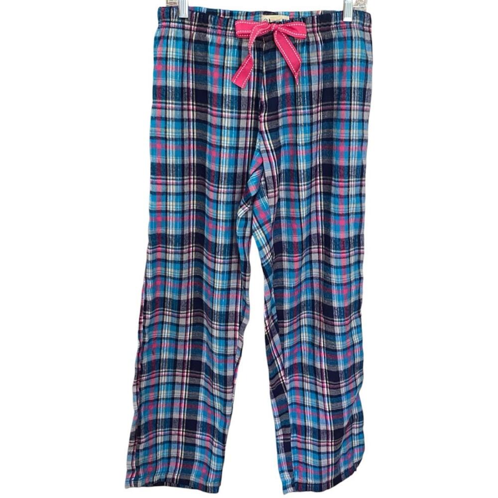 2015 Magellan Outdoor Blue & Pink Plaid Pajama Pants Size M
